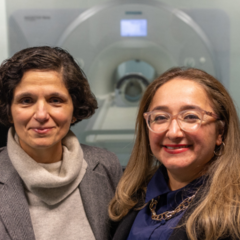 Professor Zoe Kourtzi and Minister for AI and Digital Government